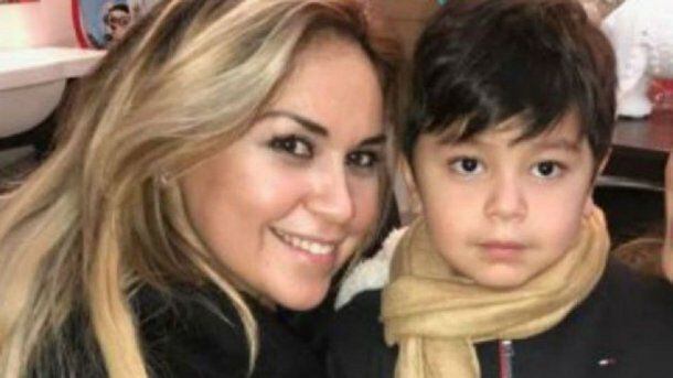 Verónica Ojeda y su hijo Dieguito Fernando