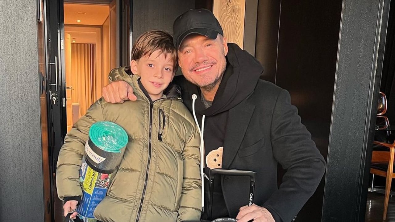 Marcelo Tinelli viajó a Qatar con Lolo, su hijo menor / Instagram