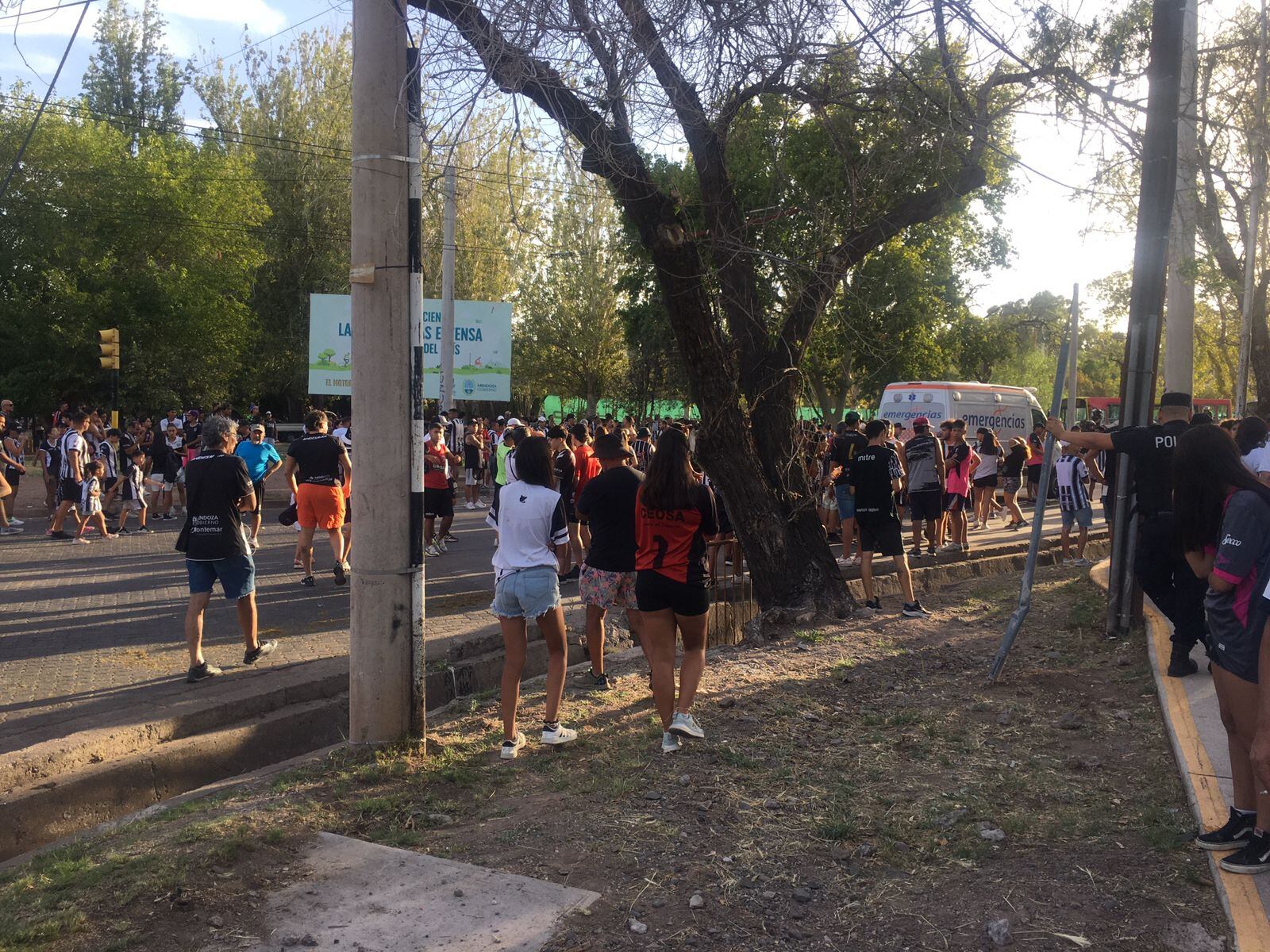 Asesinaron a un hincha de Gimnasia de Mendoza en un enfrentamiento entre barras. Foto: Los Andes