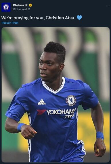 El mensaje del Chelsea en apoyo a Christian Atsu