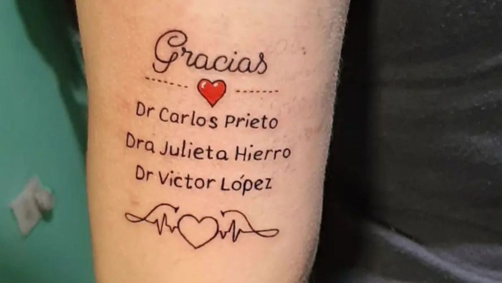 El inmortal agradecimiento que Nadia se tatuó en la piel