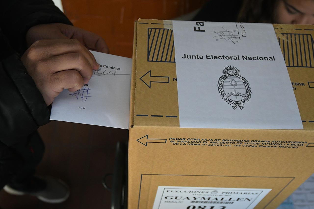 Elecciones PASO presidenciales 2023 en la provincia de Mendoza. Foto archivo: José Gutierrez / Los Andes 