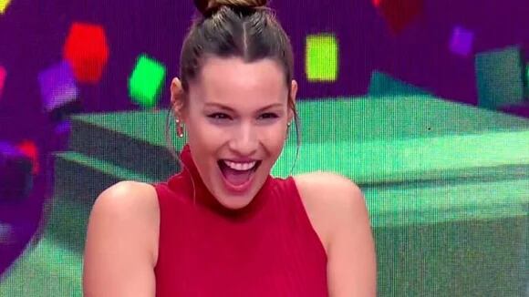 La reacción de Pampita luego de que la medium revelara su conocimiento. Foto: eltrece