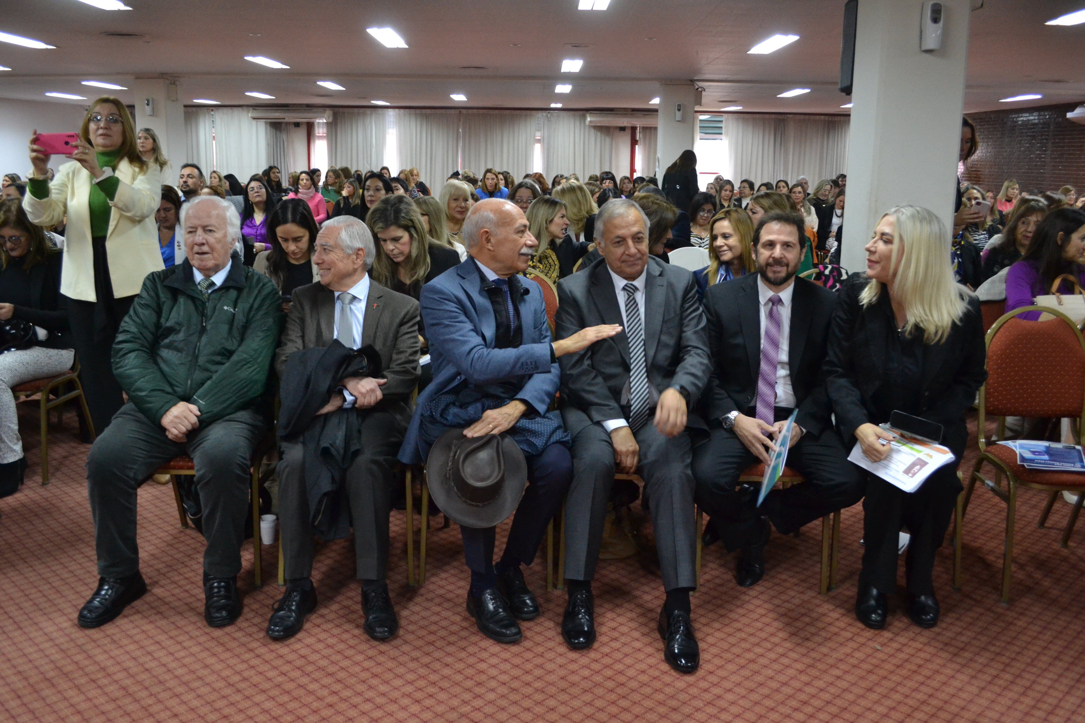 Los ministros de la Corte, Pedro Llorente, Julio Gómez y José Valerio. También estuvo el Procurador General, Alejandro Gullé y el subsecretario de Justicia, Marcelo D'Agostino. Foto: Prensa Poder Judicial.