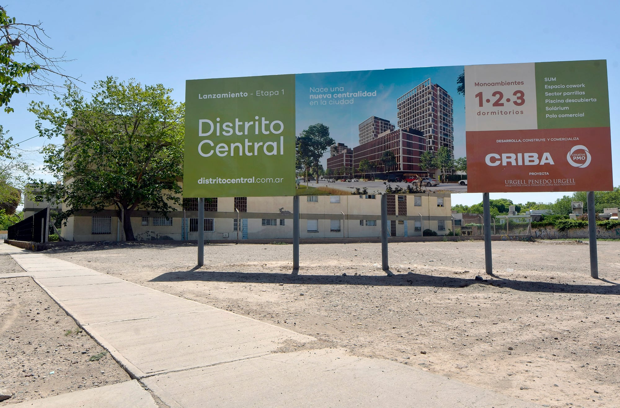 Construirán edificio de propiedad horizontal Distrito Central en España y Las Cubas. Foto: Los Andes