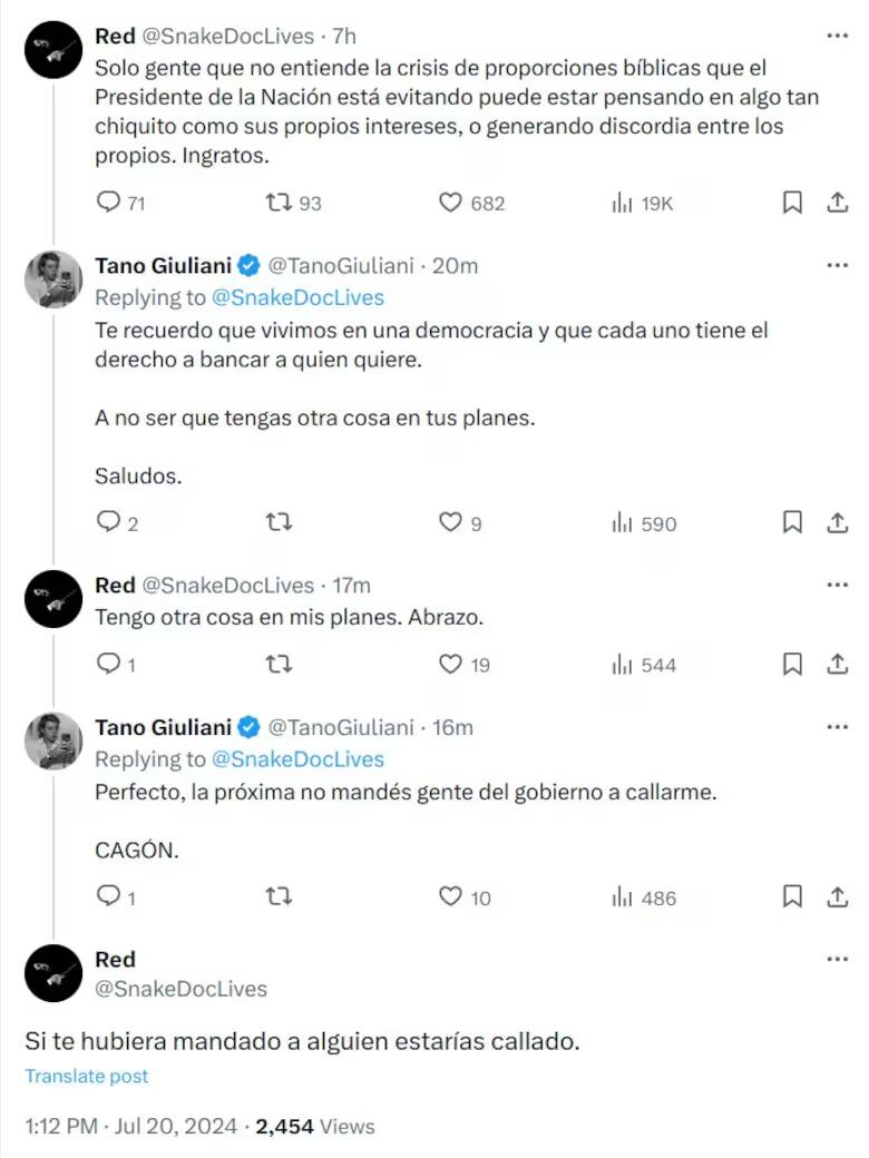 Los poteos violentos de la cuenta de X @SnakeDocLives