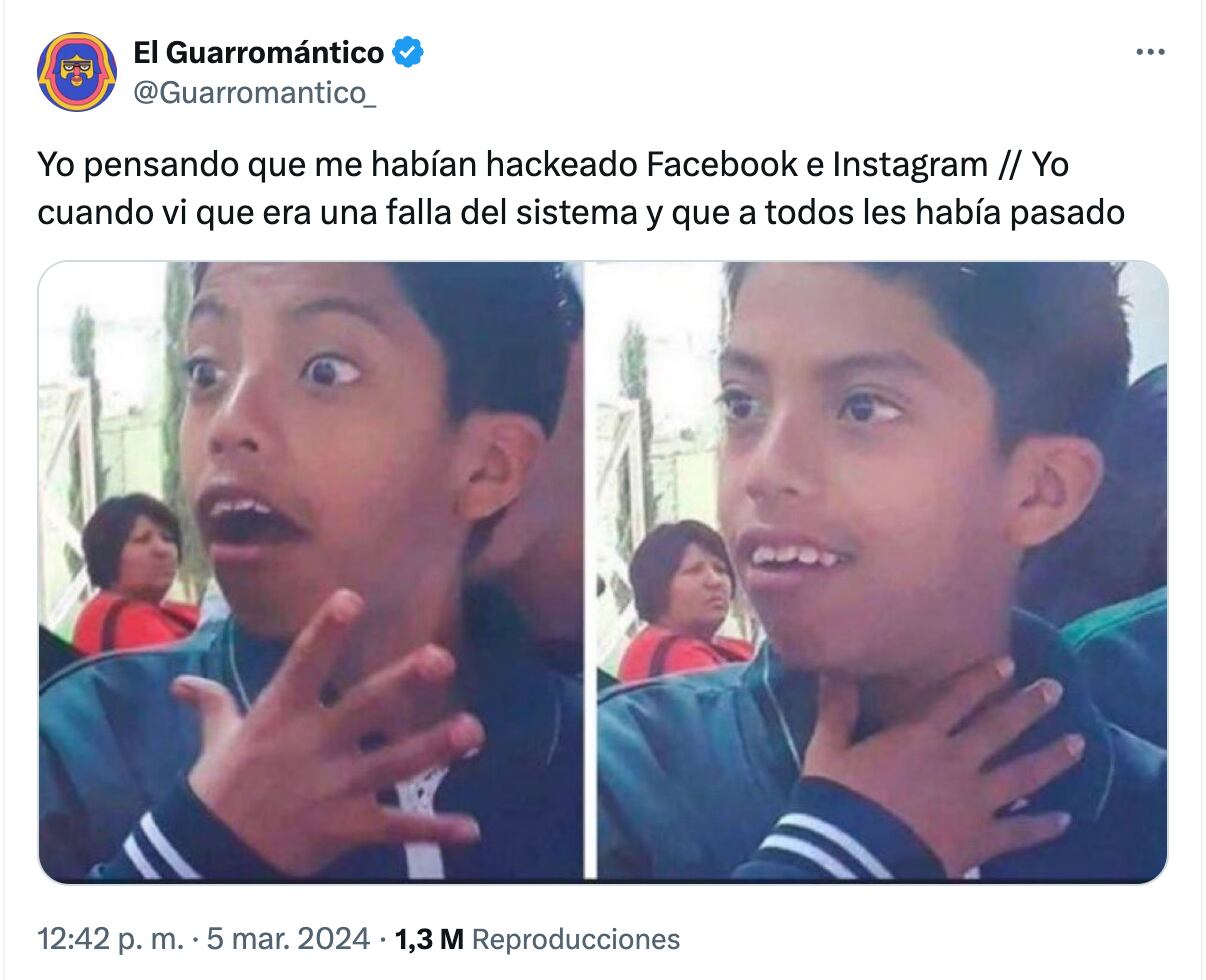 Instagram y Facebook se cayeron más de dos horas: las causas del problema y los memes más divertidos