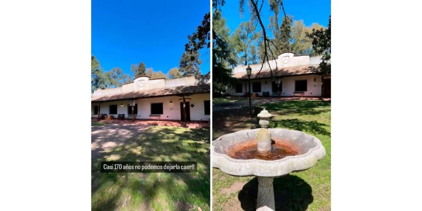 La cocinera compró una casona de más de 150 años y la refaccionó.