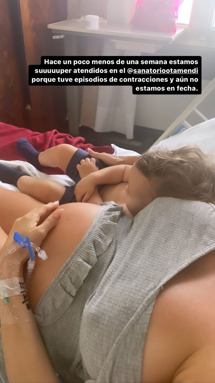 Noelia Marzol, internada, a la espera de su hija Alfonsina