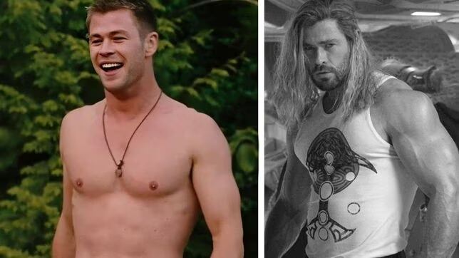 La transformación física de Chris Hemsworth