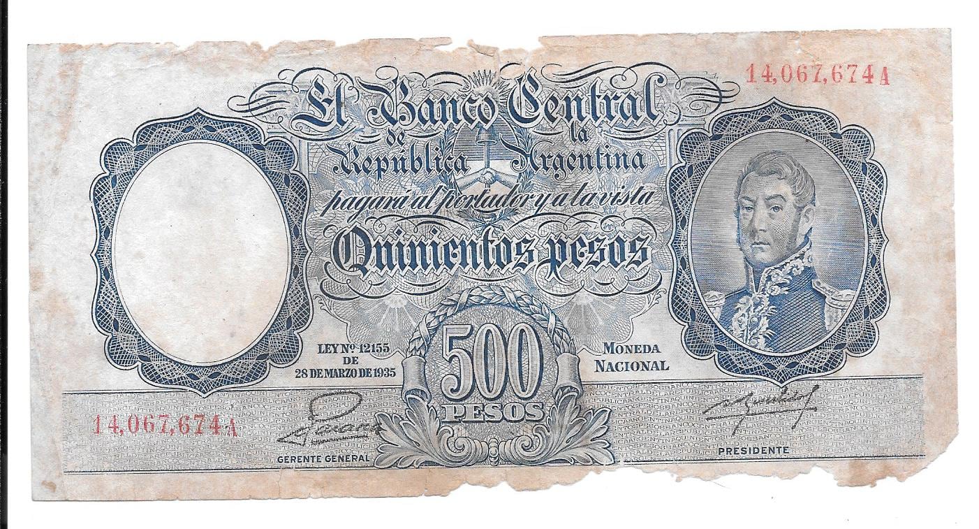 Este billete puede costar miles de pesos.