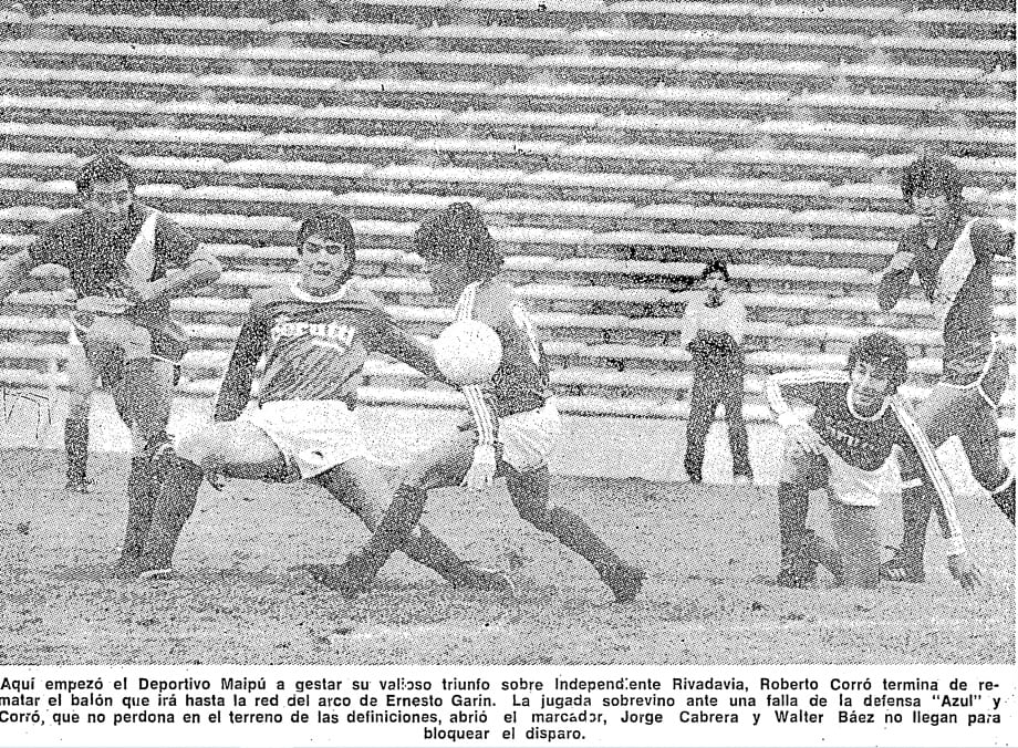 Final del Reducido 1986 Independiente 1 Maipú 3