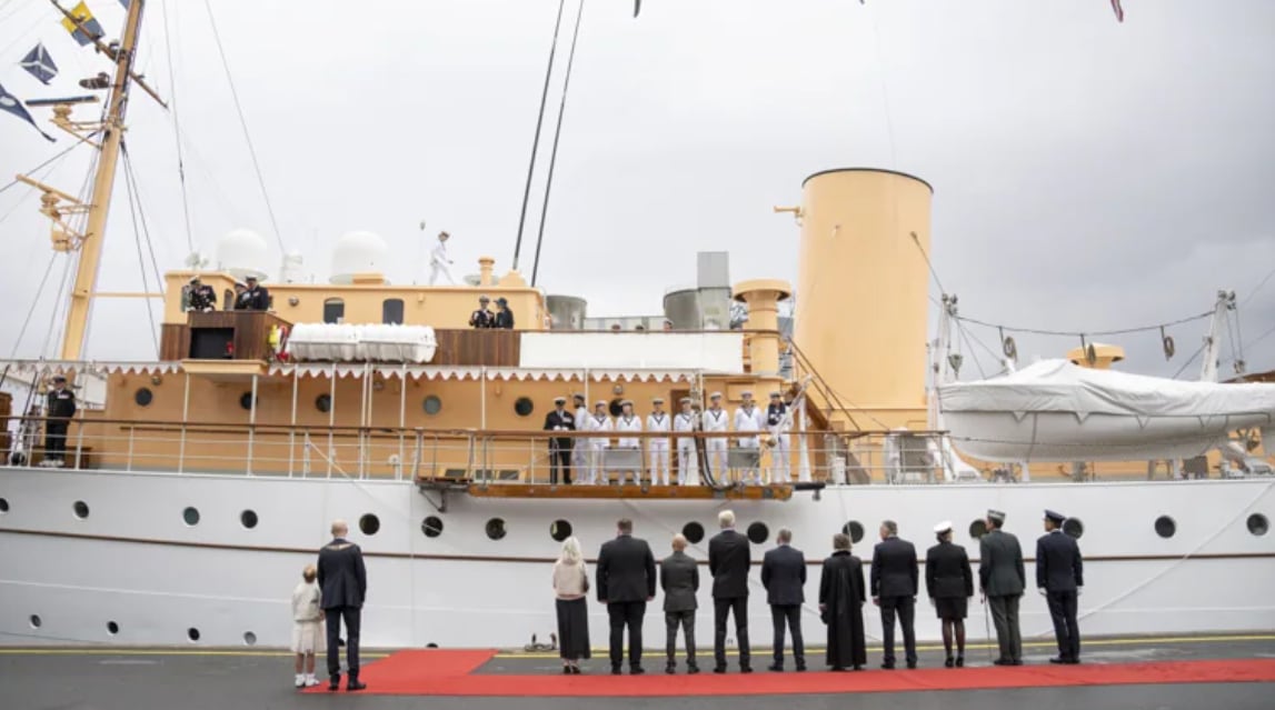 Yate Real Dannebrog de Dianamarca. Foto: ABC