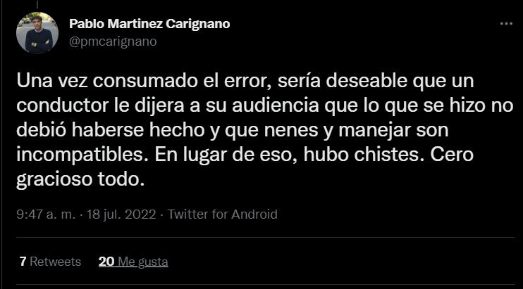 El director de la Agencia de Seguridad Vial cuestionó al Iúdica por el accidente de la hija de Fernanda Callejón