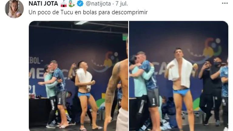 El tuit de Nati Jota