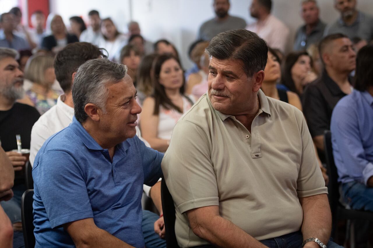 Congreso Ordinario UCR Mendoza, camino a los 40 años de democracia, eligió nuevas autoridades 
Alfredo Cornejo junto a Mario Abed 

Foto: Ignacio Blanco / Los Andes 