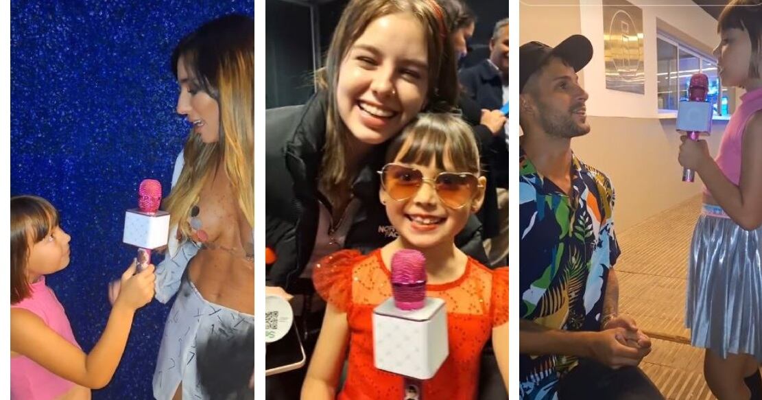 La niña es furor en redes sociales por su encanto y carisma para entrevistar personas famosas.