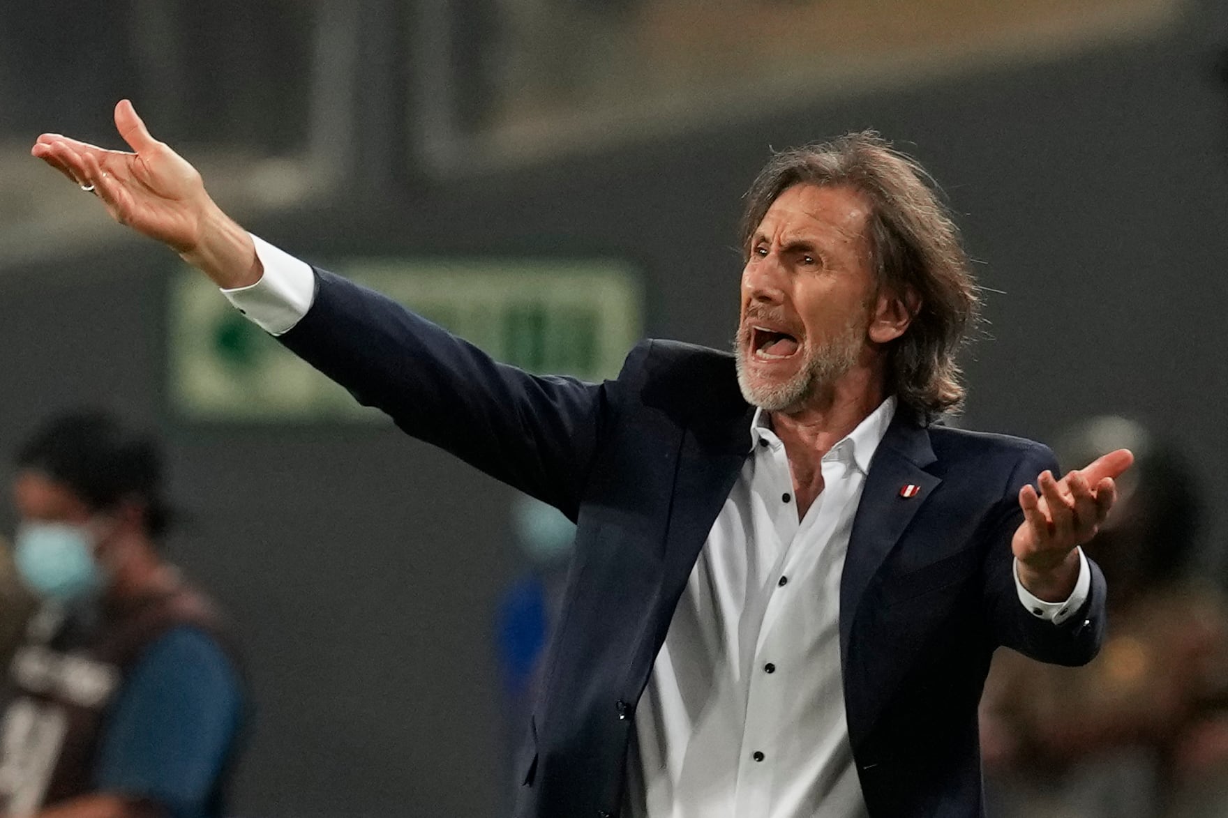 El ex técnico de Perú, Ricardo Gareca. 