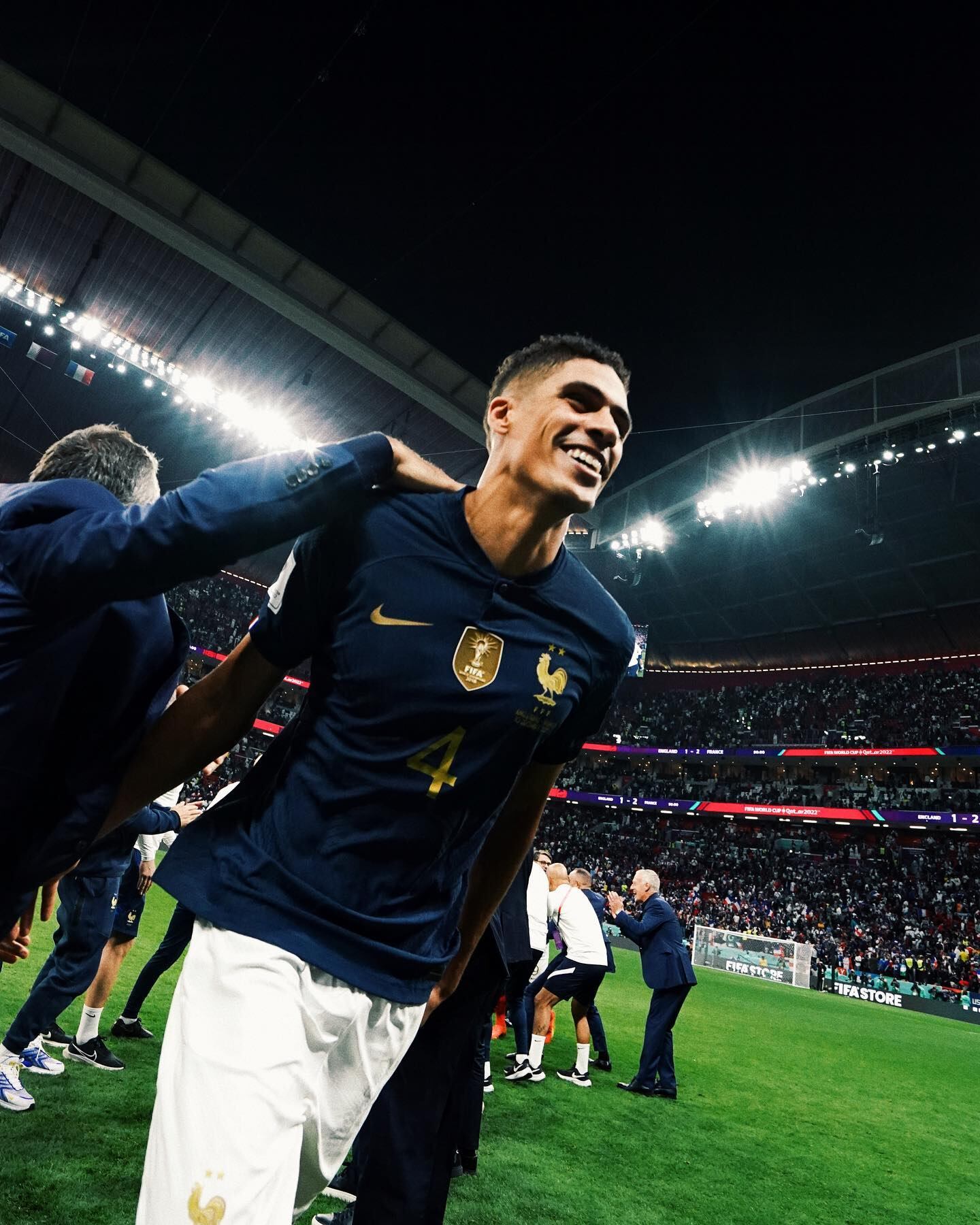 Raphael Varane con la selección francesa