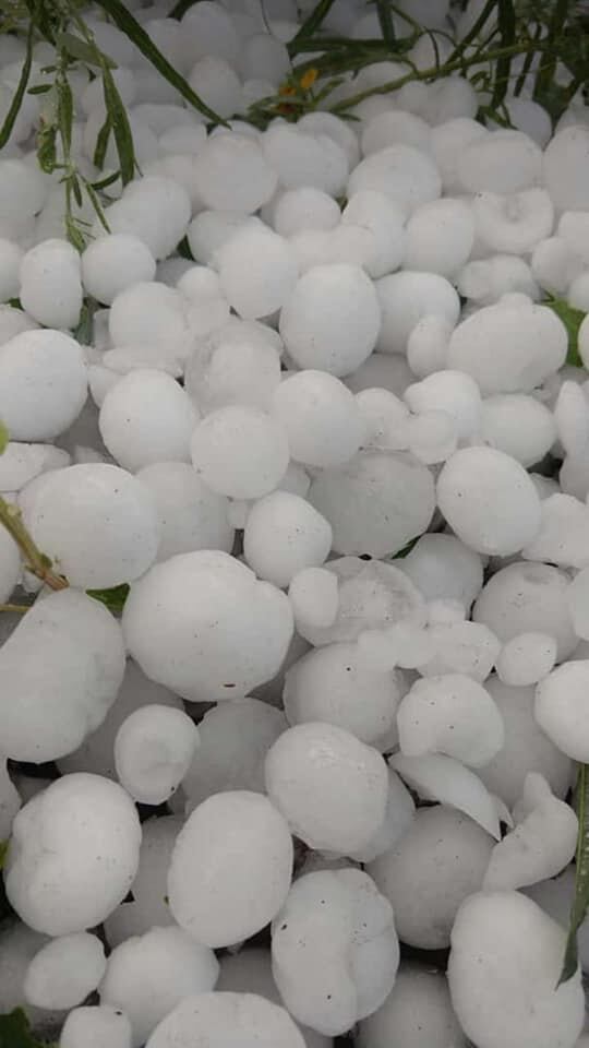 Una fuerte tormenta afectó a varias localidades del Este provincial durante la tarde y noche del jueves. Gentileza.