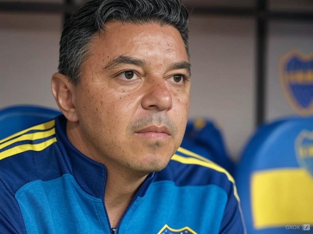 Las fotos de Marcelo Gallardo como DT de Boca, hechas por inteligencia artificial