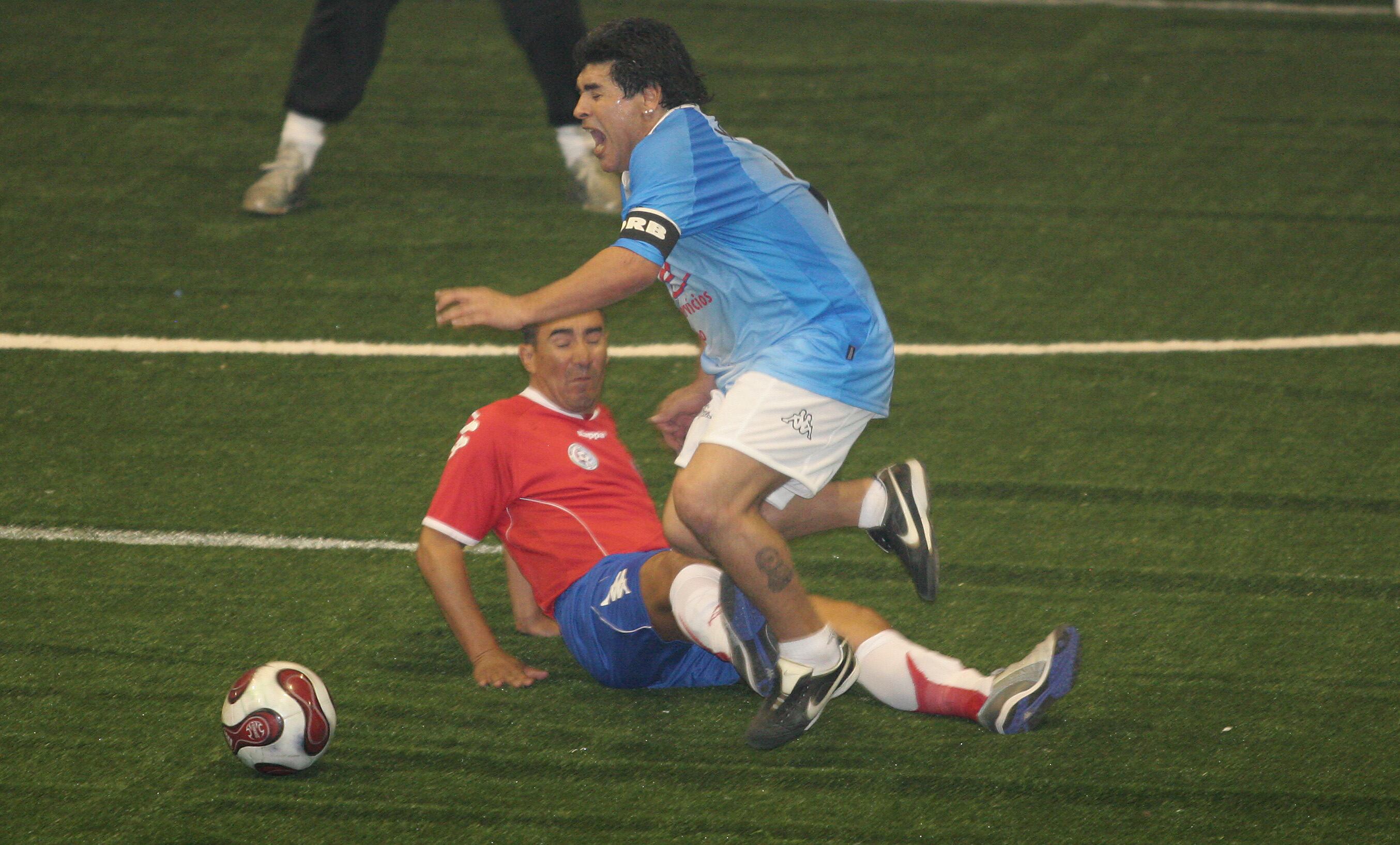 El 10 de noviembre de 2007, Argentina y Chile terminó empatado 7 a 7 en el estadio de Andes Talleres.  Claudio Gutierrez / Los Andes 

