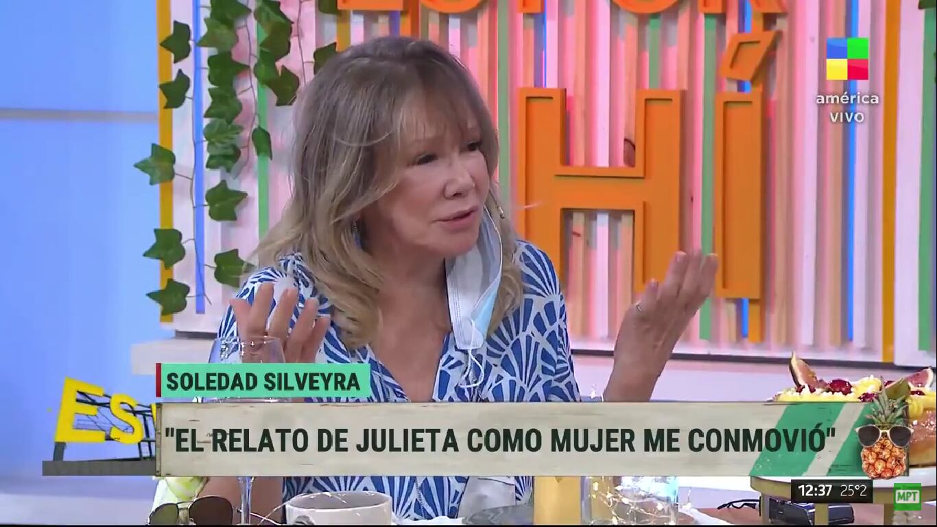 Soledad Silveyra le consultó cómo fue que pudo aguantar tanto tiempo con su pareja en medio del abuso que él imponía.