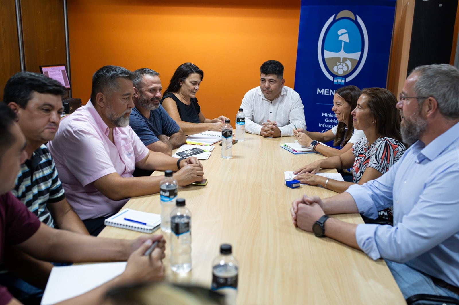 El Gobierno provincial y el Sute tuvieron otra reunión por las paritarias. Foto: Prensa Gobierno de Mendoza.