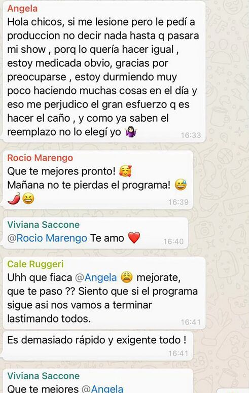 El chat de la discordia