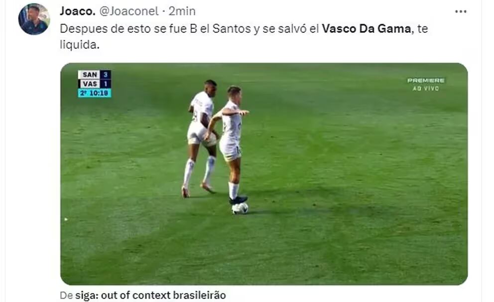 Los memes del descenso del Santos