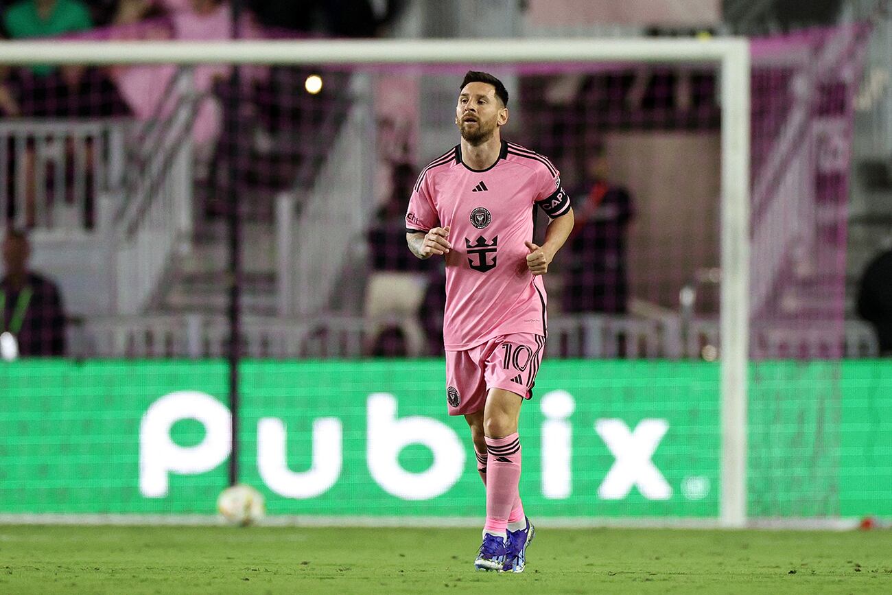 Lionel Messi, capitán y figura del Inter Miami en el partido ante Real Salt Lake por a MLS. (Reuters)