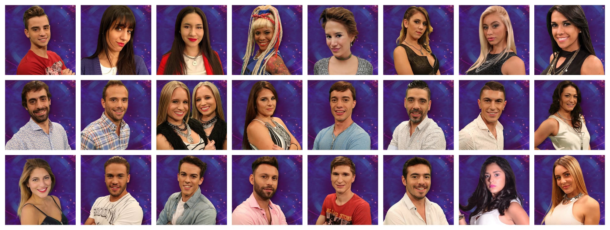 Los participantes de Gran Hermano 2016.