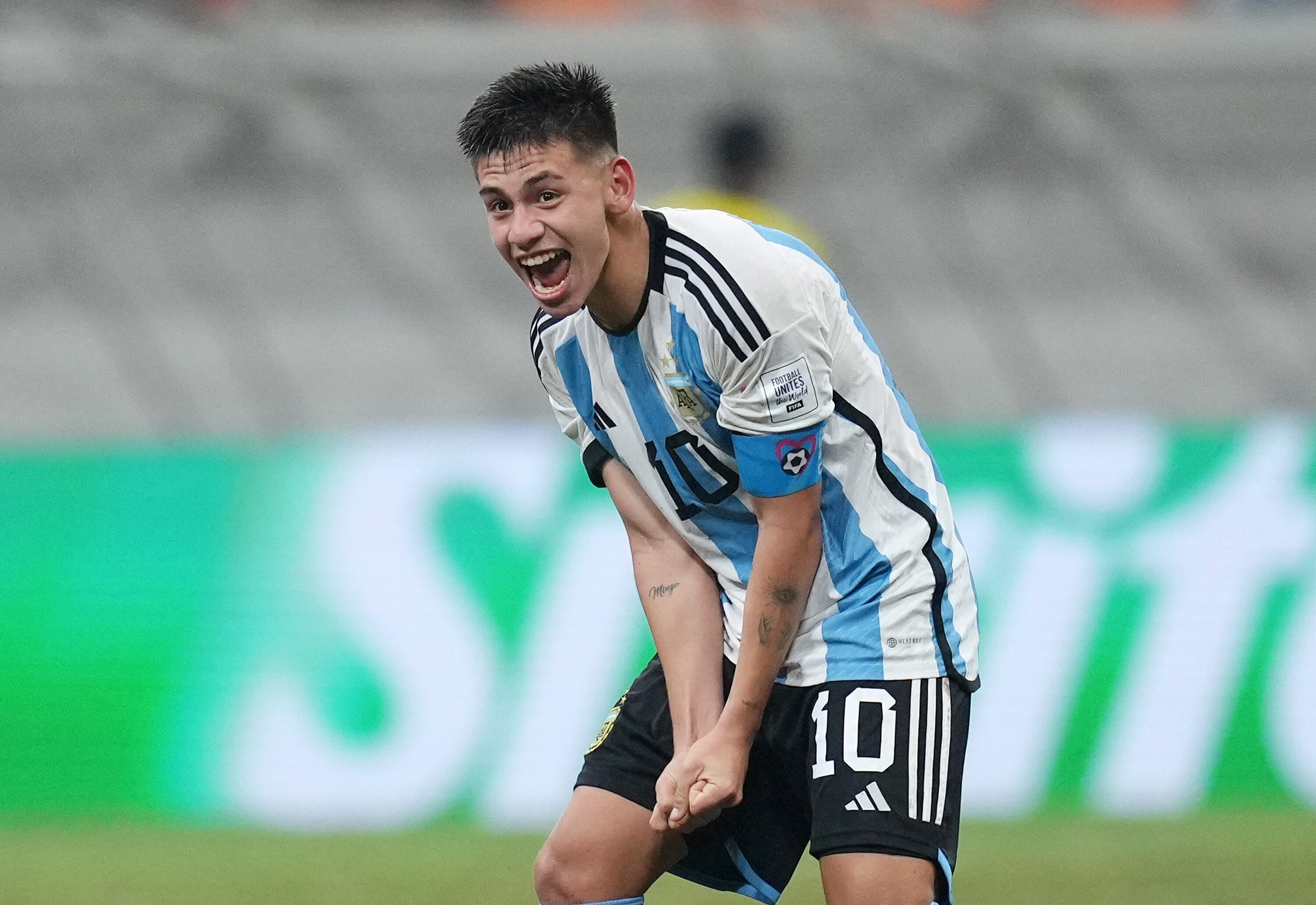 Claudio Echeverri, la nueva joya del fútbol argentino. (AFA)