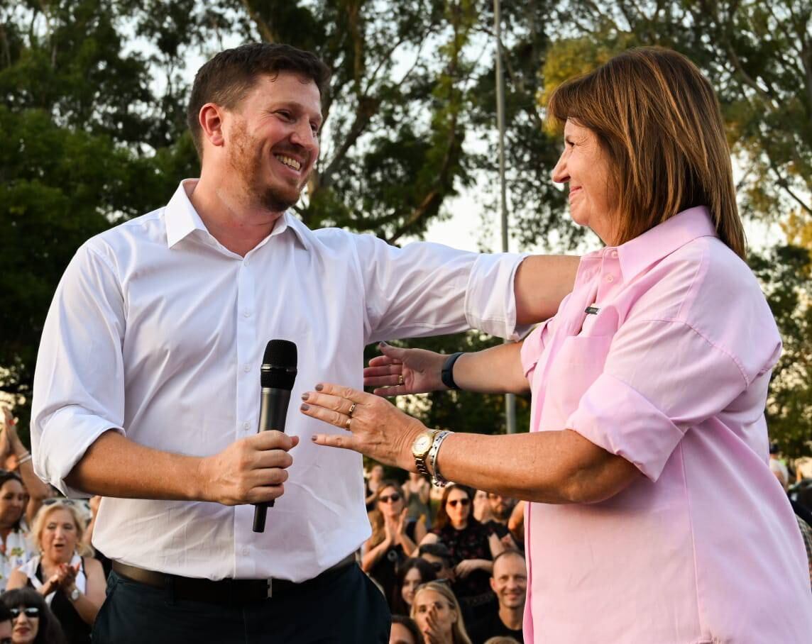 Federico Angelini y Patricia Bullrich 