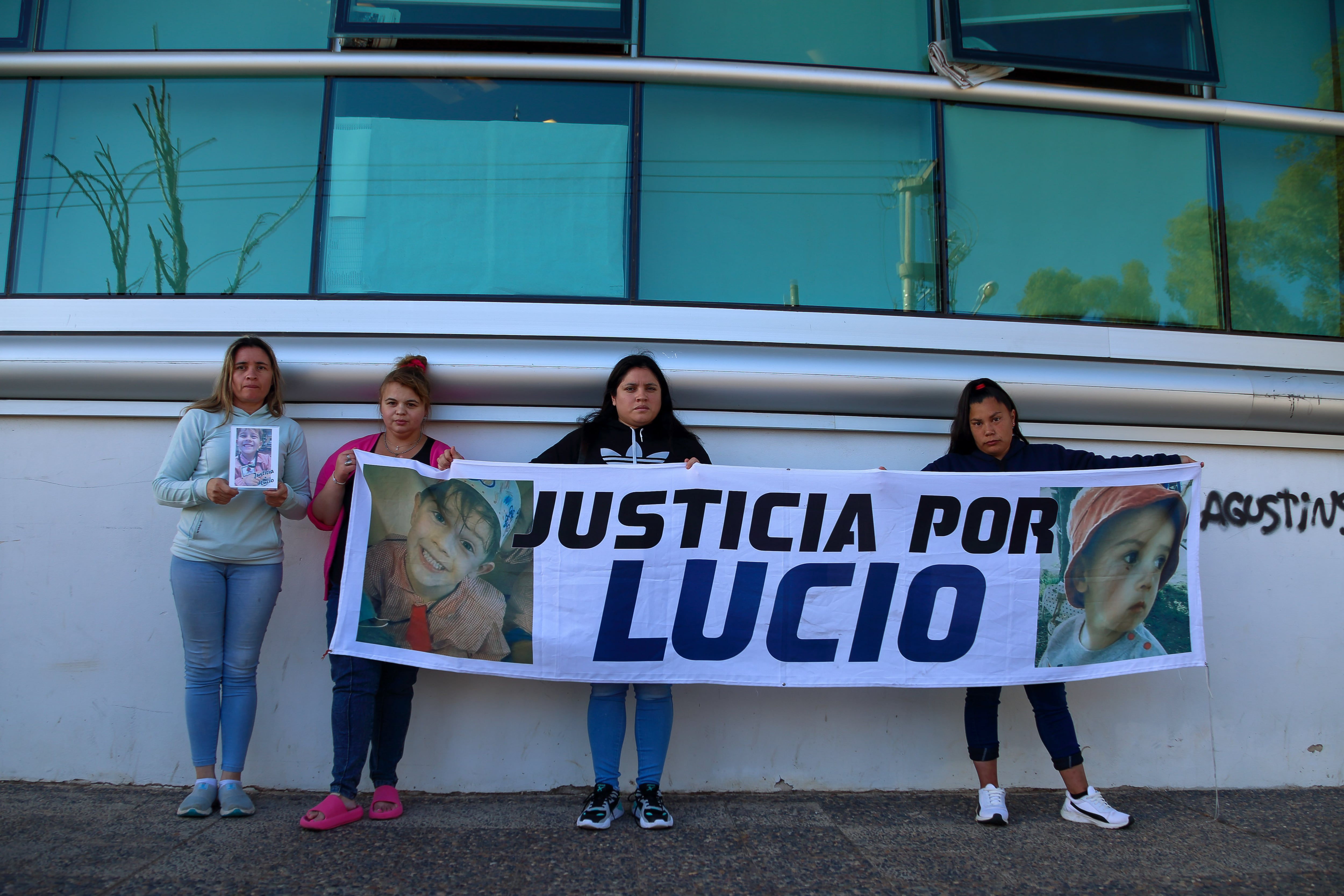 Pedido de justicia por Lucio Dupuy. (Télam/Julián Varela)