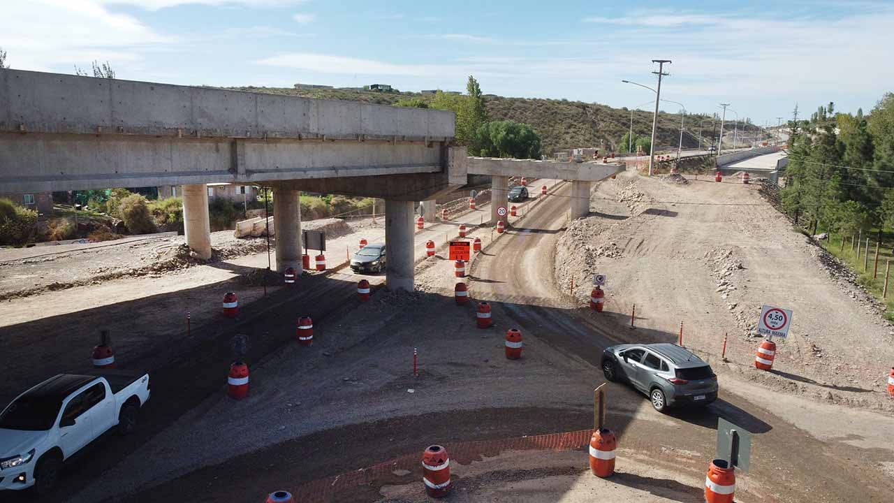 Segunda etapa de obras en la ruta 82.
Foto: José Gutierrez / Los Andes