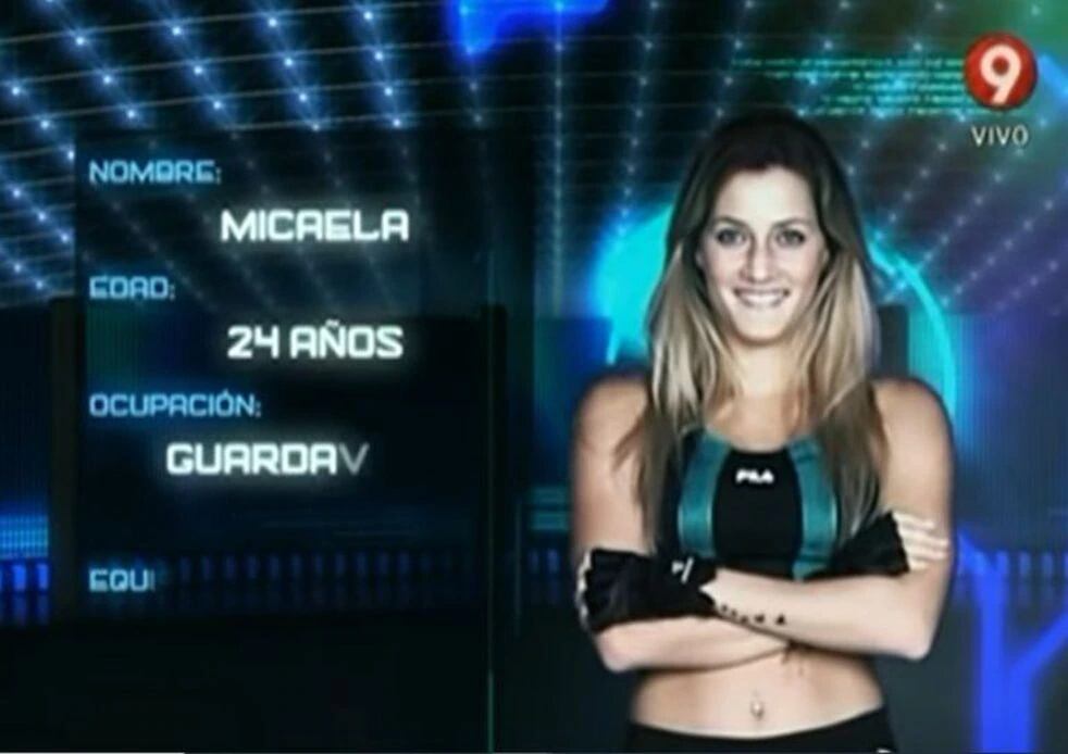 Así era Mica Viciconte previo a dar el salto a la fama.