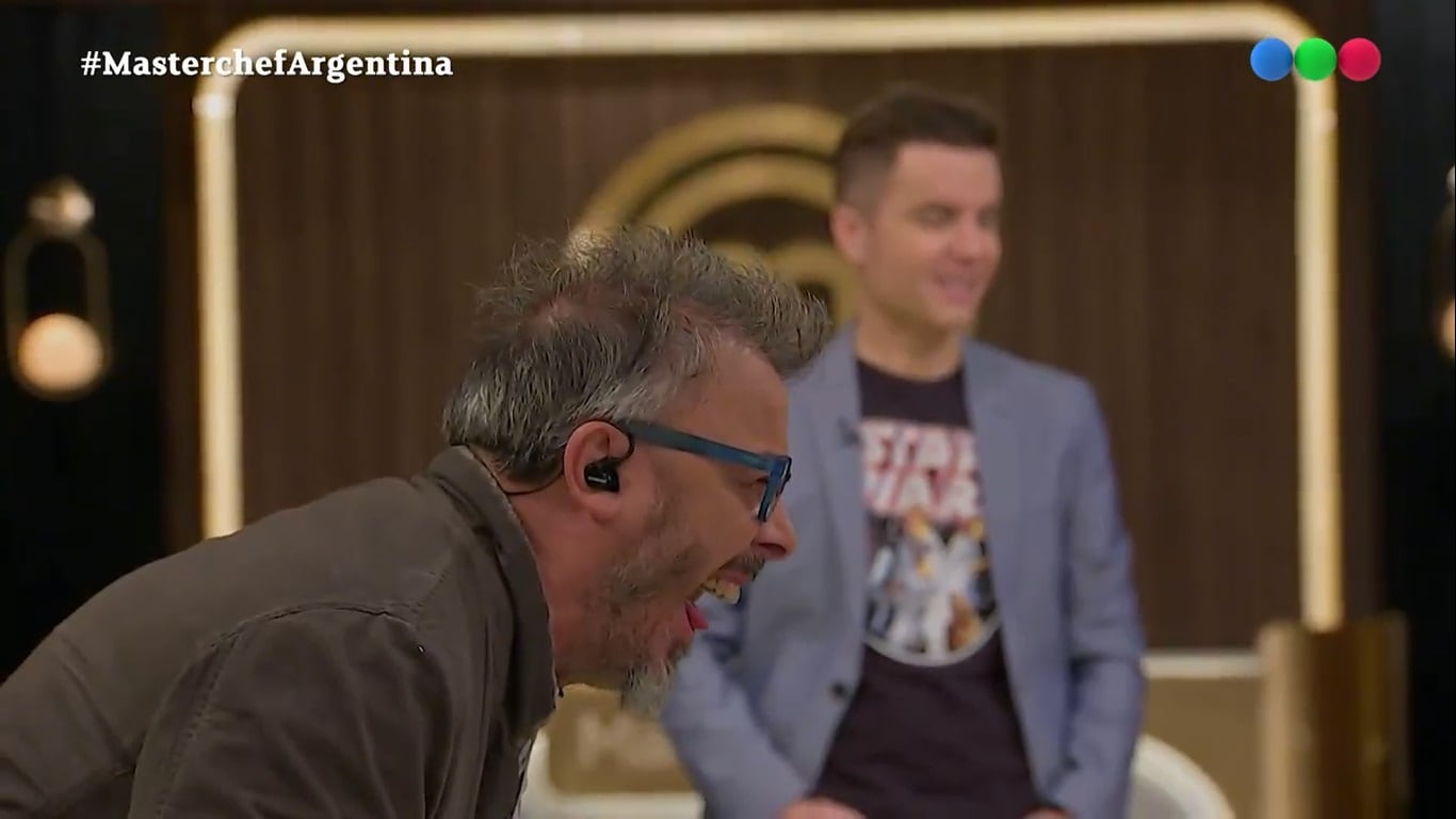 Donato de Santis se tentó de risa al escuchar los apellidos de Gastón Soffritti en Masterchef Celebrity 3