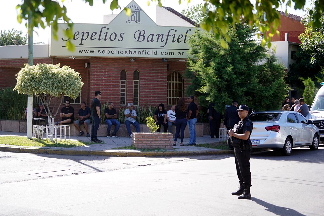 Velorio de Umma Aguilera, la niña de 9 años hija de un custodio de Patricia Bullrich. (Gentileza Clarín)