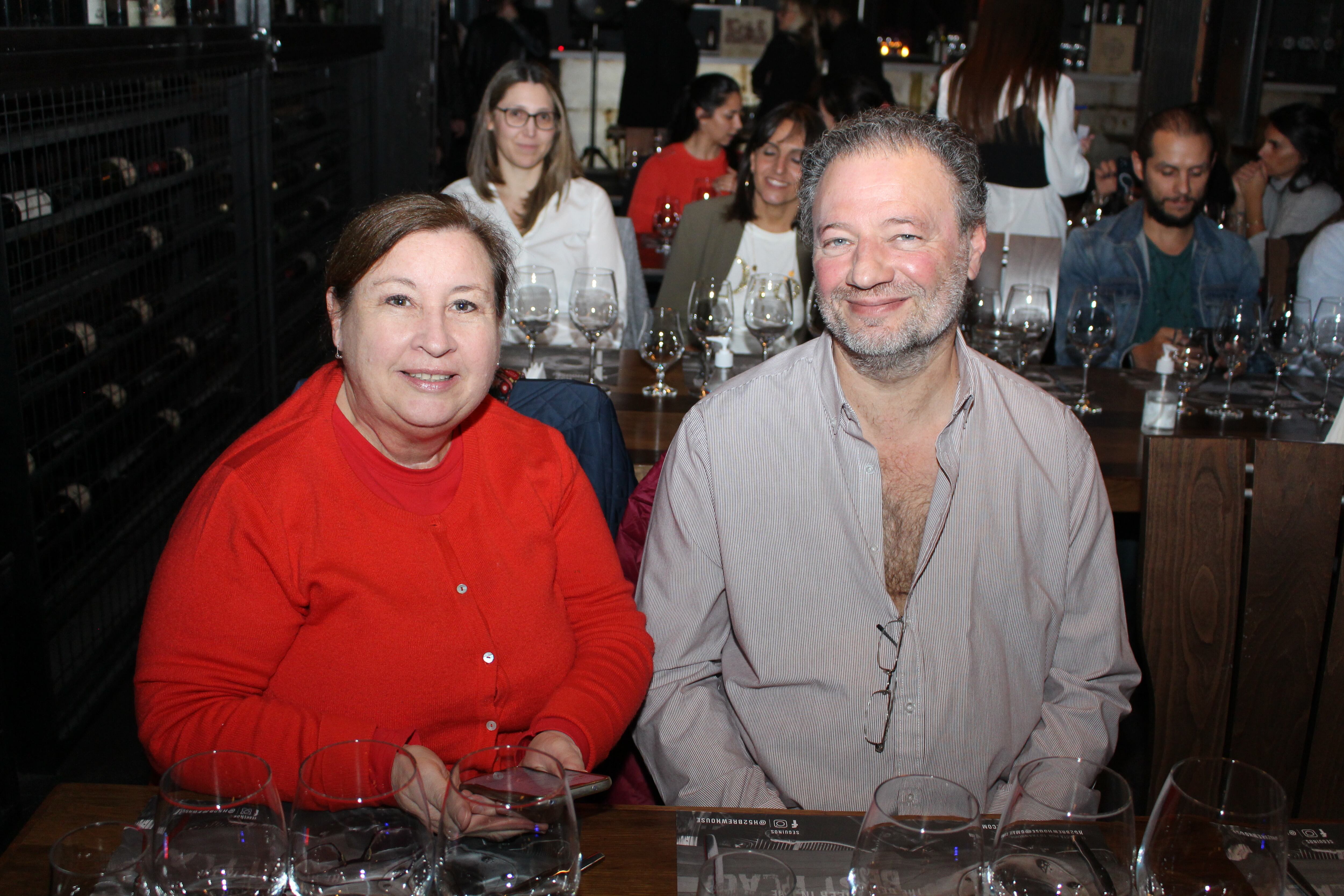 Adriana Giuberti y Jorge Zirulnik.