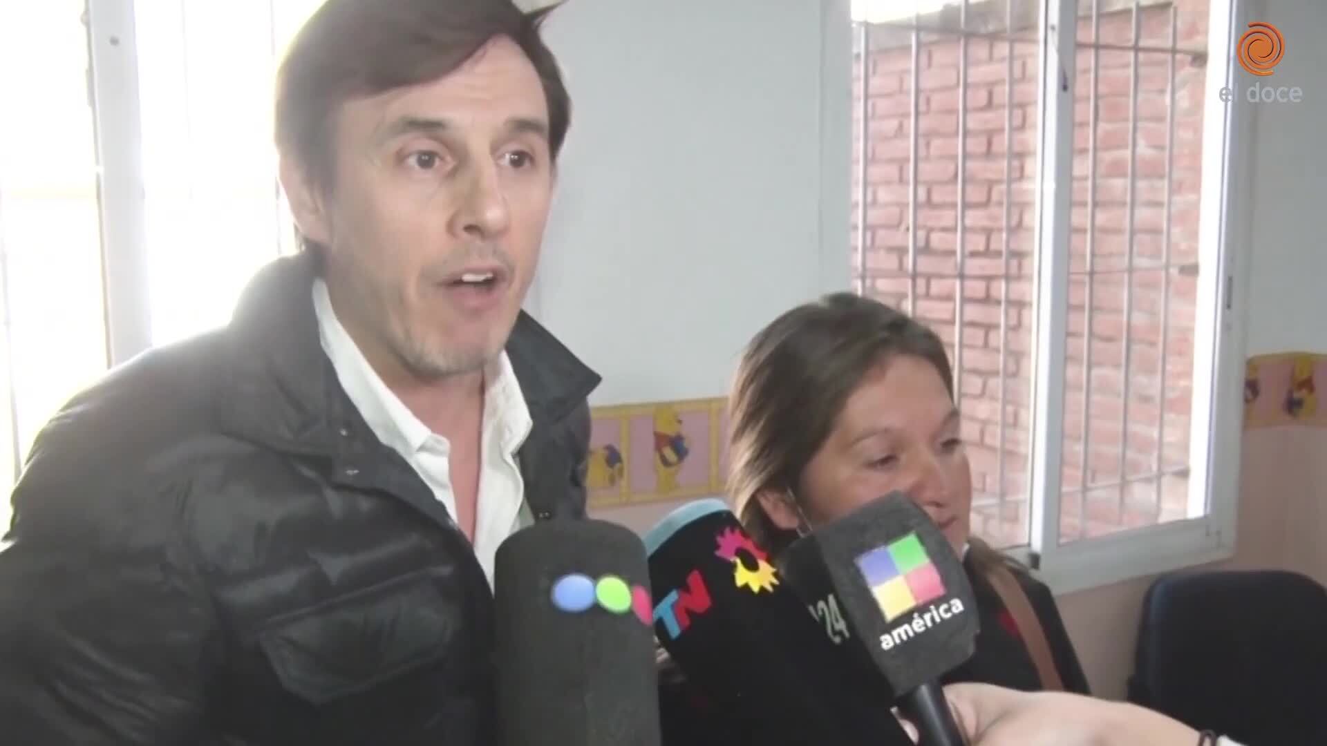 Roberto García Moritán sorprendió a todos en el Hospital Materno Neonatal. Foto: Web