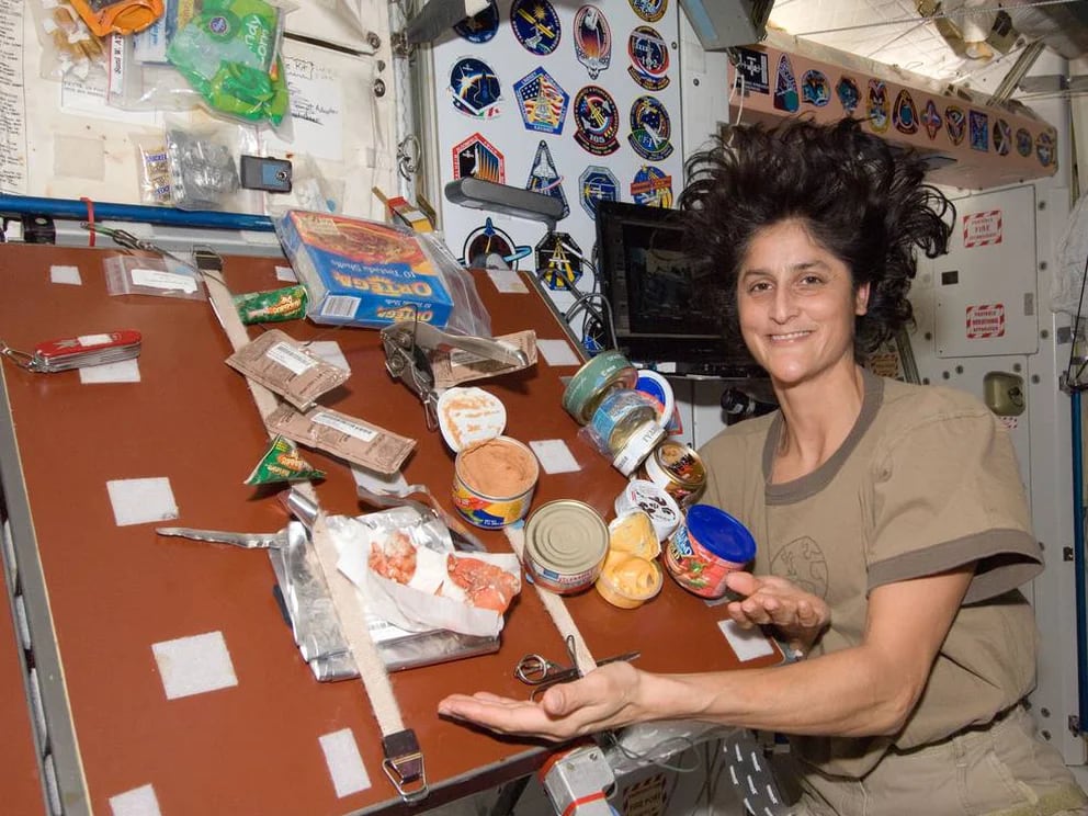 Así organizan las comidas diarias en la Estación Espacial.