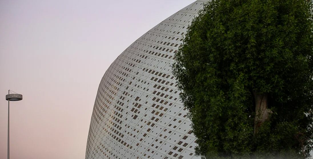 Estadio Al Thumama del Mundial Qatar 2022. Foto: qatar2020.qa