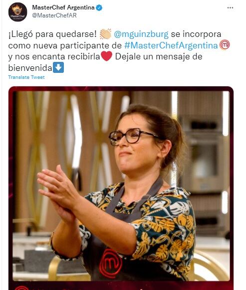 Malena Guinzburg se jugará su propio lugar en "Masterchef Celebrity 3"