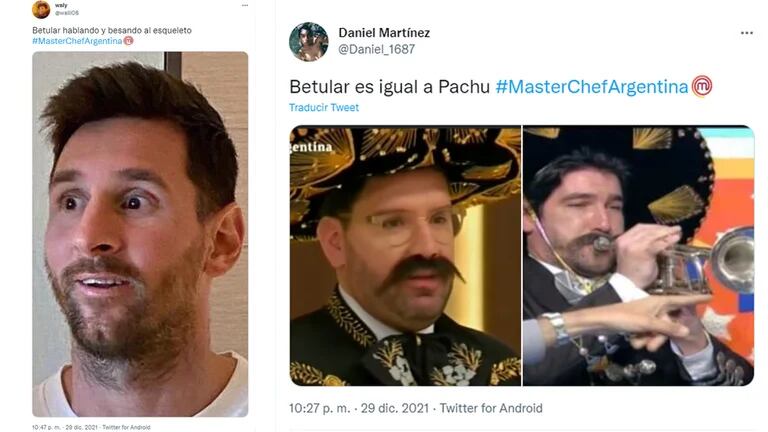 Damián Betular y sus desopilantes chistes en la noche homenaje a México que hicieron en "Masterchef Celebrity 3"