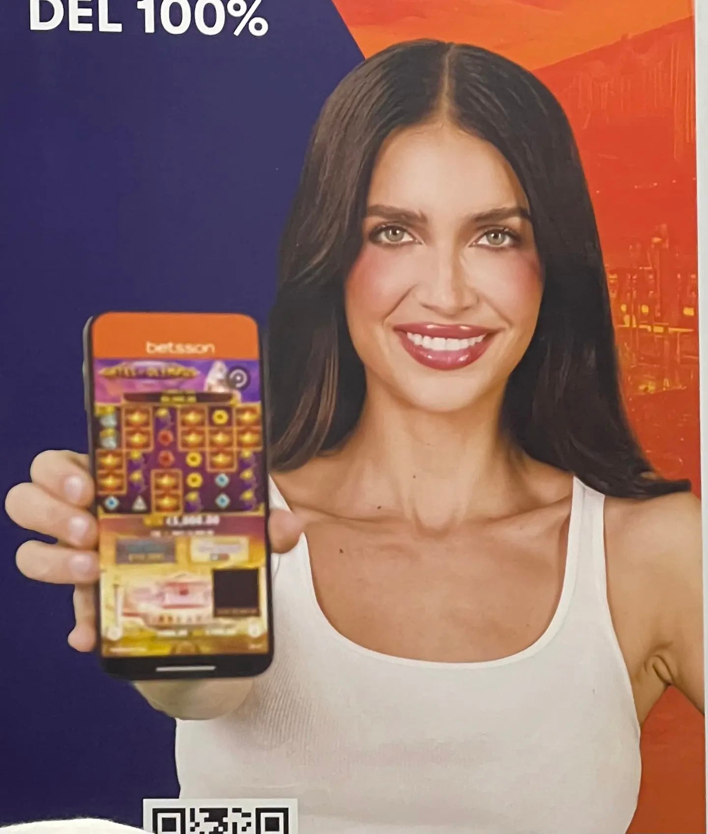 Zaira Nara en la publicidad del casino