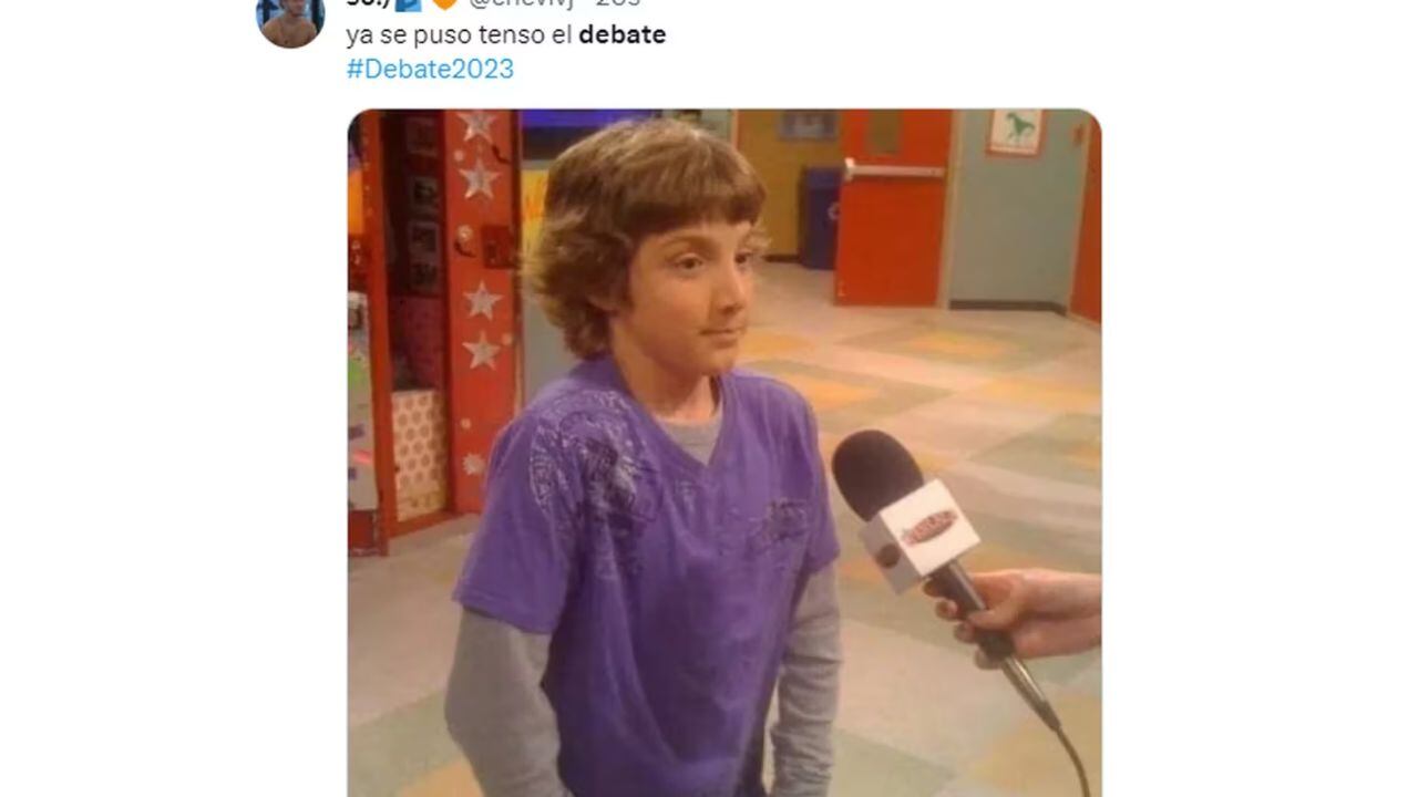 Los mejores memes del debate presidencial 2023.