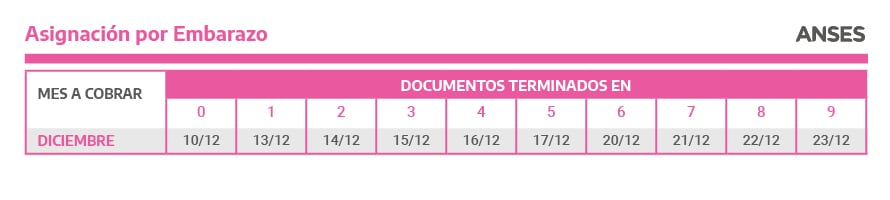 Calendario de pagos Anses diciembre 2021