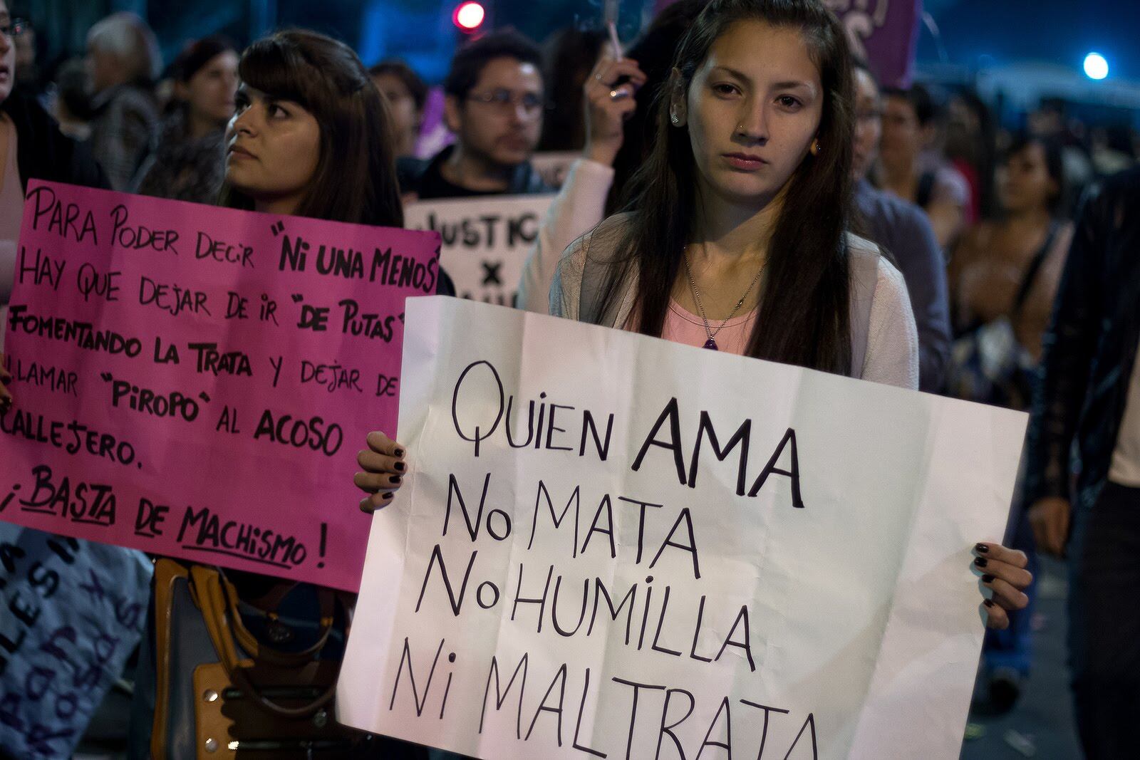 Marcha contra la violencia de género. 