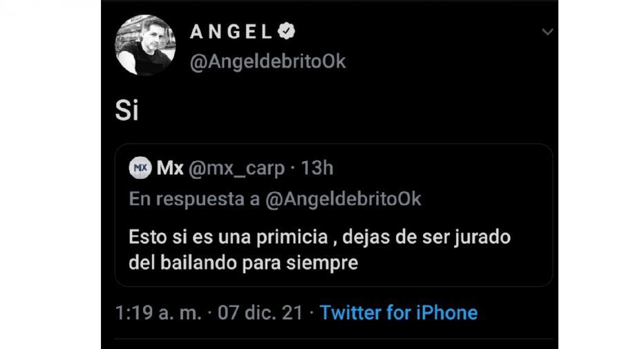 Ángel de Brito sorprendió a todos al anunciar que se jubila de uno de los programas en los que está actualmente